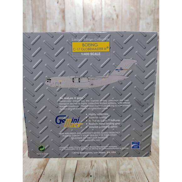 Gemini Macs Jets NATO Papa Boeing C-17 Globemaster III 1/400 - NEW - Picture 2 of 6